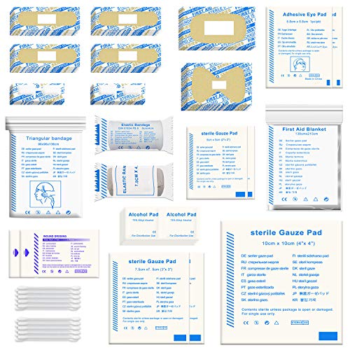 SHBC Emergency Survival Trauma Kit with Tourniquet 36 Inch Splint, CAT tourniquet, Israeli Bandage for First Aid Response, Gun Shots, Blow Out, Severe Bleeding Control and More Emergency Medical Suppl
