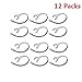 EVERMARKET(TM) 12 Replacement Ear Hook Compatible with Samsung Hm1300 Hm1900 Hm3300 Hm6000 for Bluetooth Headsets- Clear (Clear)
