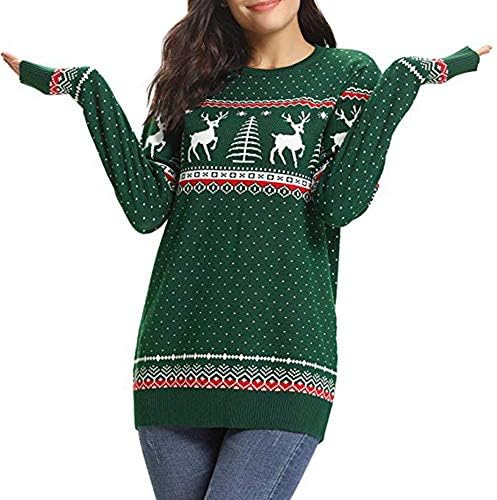 QIQIU ❤️ Christmas Zipper Dots Print Blouse, Newest Hooded Sweatshirt Womens Fashion Xmas Pullover T-Shirt