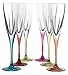 Fusion Crystal Multicolor Champagne Set