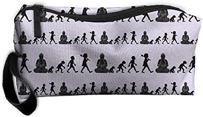 Evolution Buddha Funny Portable 3D Printing Luggage Packing Organizers Accessories Case Cosmetic Bags With Zip