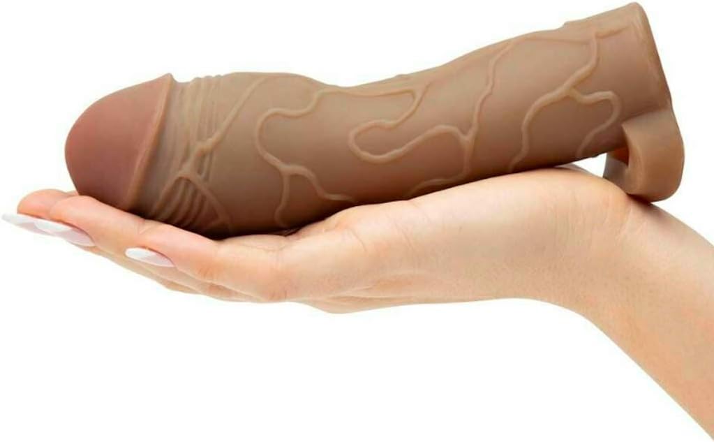 Gsmv Add 2 Inches Black Shaft Extension Extender Sleeve Rod Girth Enhancer Enlarger BPFY18303