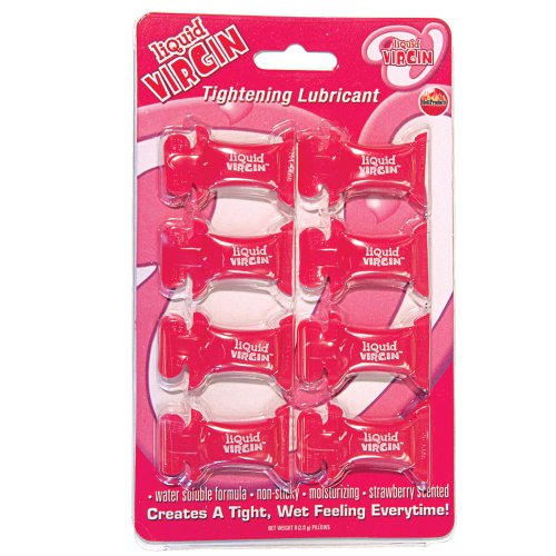 Hott Products Liquid Virgin Pillow Packs Blister Card, 8 Count