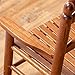 BplusZ Child Rocking Chair Outdoor Toddler Wooden Rocker for Kids Ages 3-6 - Ideal for Patio, Porch, and Indoor Outside Use, Brown