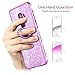 VEGO Galaxy S9 Plus (Not S9) Case Glitter Bling Diamond Case with Kickstand Rhinestone Bumper Sparkly Luxury Slim Soft Protective Case with Ring Stand for Samsung Galaxy S9 Plus (Purple)