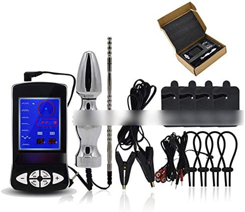 Dream Life Shirt Electro Shock Stimulation Erection Enhancer Prolong Rings Electrode Pads& & Sounds&Electric Clamps,as Picture Funny
