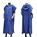 Lightahead Cotton Surf Beach Hooded Poncho Changing Bath Robe Towel with Pocket