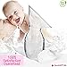 Silicone Breastfeeding Manual breast Pump Milk Collector Suction with Lid - 100% BPA & BPS Free Food Grade Silicone - Box Contains Lid, 15 Breast Milk Storage Bags & Breast Pump by Smartue