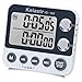 Digital Kitchen Timer Magnetic Back,Cooking Timer,Large Display Loud Alarm Count-Up & Count Down Dual Timer for Cooking Baking,Volume Adjustable,ON/OFF Switch,Battery Including