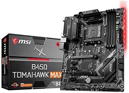 MSI B450 Tomahawk Max, Socket AM4, B450, DDR4, S-ATA 600, ATX, Supporta 1°, 2° e 3° generazione AMD Ryzen