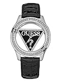 GUESS Women's Black Strap Logo Watch