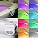 [Upgraded Version] AOSTAR Toilet Night Light Motion Activated Ultraviolet LED Toilet Bowl Light Battery Operated (8 Colors & 2 Modes)