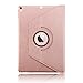 KVAGO Keyboard Case for iPad Pro 10.5 inch, Stylish 360 Degree Rotating Swivel Case with Detachable Wireless Bluetooth Keyboard for Apple iPad Pro 10.5 (Rose Gold)