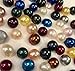 Twin Pearls Freshwater Cultured Double Love Wish Pearl Oyster with Round Twin Pearl Inside 10 Colors (7-8mm), Valentines Mothers Day Birthday Gifts Pearl Wedding Party (10 Oysters & 20 Pearls)
