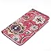 iPhone 7 Plus Case,iPhone 8 Plus Case,Magnetic PU Leather Shock Proof Wallet Case Lightweight Kickstand Flip Folio Case Card Holder with Strap Birthday Xmas Halloween for Apple iPhone 7 Plus-Flowers