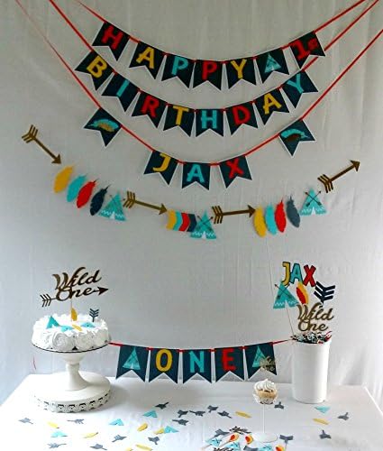 Wild One Tribal Party Package - boy - party supplies - boho - axtec - decorations