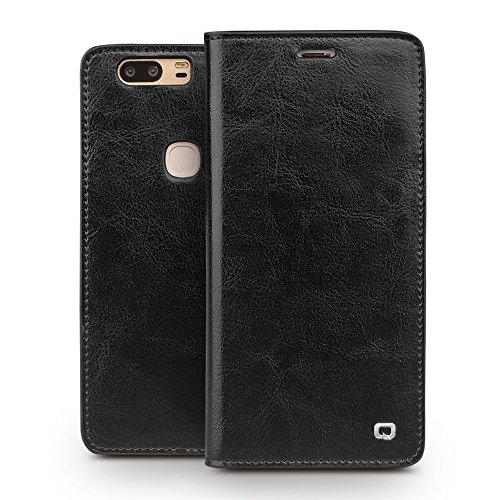 Huawei honor 8 case, qialino slim flip genuine leather …