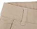 Bienzoe Girl's School Uniforms Stretchy Twill Adjust Waist Pants Khaki 14