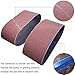M-jump 18 PCS 3 x 21 inch Aluminum Oxide Sanding Belt Kit-Include 3 Each of 60 80 120 150 240 400 Grits-Premium Sandpaper Sander Belt for Portable Belt Sander