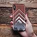 iPhone X Case,iPhone XS Case,ZADORN Protective Thin Cover for Girls Women Men Clear Bumper Soft Silicone TPU Slim Fit Cute Best Phone Case for iPhone X/XS Fashion Design Red Wood and Grey Forest