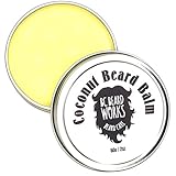 Coconut Beard Balm by BC BEARD WORKS: The Best Beard Softener With Jojoba Seed Oil And Bees Wax –Facial Hair Thickener And Skin Moisturizer For Men –Groom, Style And Condition Your Beard With Ease
