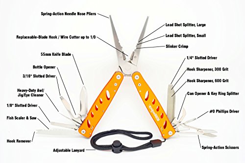 EdgeWorks-19-in-1-Needle-Nose-Fishing-Pliers-Multitool-with-Tungsten-Carbide-Hook-Cutter-Blades-Hook-Sharpener-Knife-Crimps-Scissors-Jig-Eye-Pick-Belt-Pouch-and-More EdgeWorks-19-in-1-Needle-Nose-Fishing-Pliers-Multitool-with-Tungsten-Carbide-Hook-Cutter-Blades-Hook-Sharpener-Knife-Crimps-Scissors-Jig-Eye-Pick-Belt-Pouch-and-More