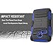 LG Sunrise Case, LG Lucky Case, LG L15G, LG L16C Combo Rugged Shell Cover Holster with Built-in Kickstand and Holster Locking Belt Clip Blue + Circle(TM) Stylus Touch Screen Pen And Screen Protector