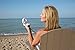 Travelon 3 Speed Personal Folding Fan - White