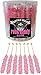 Buffalo Bills Cherry (Pink) Rock Candy On A Stick (36-ct tub pink rock candy crystal sticks)