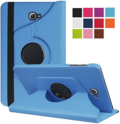 Galaxy Tab A 10.1 Case, Albc Smart Lightweight PU Leather 360 Degree Rotating Stand with Auto Wake/Sleep Case Cover for For Samsung Tab A 10.1-Inch (SM-T580/SM-T585) 2016 Release Tablet (blue)