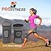 ProFitness Knee Sleeves (One Pair) Knee Support for Joint Pain & Arthritis Pain Relief - Effective Support for Running, Pain Management, Arthritis Pain, Surgery Recovery (Medium, Dark Gray/Orange)
