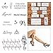 Wizard Harry Inspired Temporary Tattoos, Huge Pack of 46 Tattoos - Perfect for Wizard Parties and Dress Up