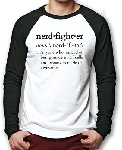 Men's Nerdfighter Vlogbrothers Baseball Tees Long Sleeve