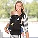 LÍLLÉbaby Complete Airflow Ergonomic 6-in-1 Baby Carrier Newborn to Toddler - with Lumbar Support - for Children 7-45 Pounds - 360 Degree Baby Wearing - Inward and Outward Facing - Black