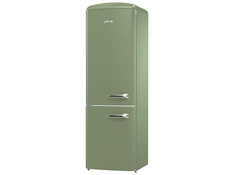 Gorenje ORK 193 OL-L Stand Kühl-Gefrier-Kombination Olive Grün Kühlschrank Gefrierschrank Standgerät Retro