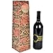 24 Christmas Wine Gift Bags with Handles Brown Kraft Paper Bulk for Holiday Bottle Wrapping Set