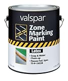 Valspar 24-135G White Latex Zone Marking Paint - 1 Gallon