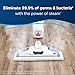 Bissell Powerfresh Deluxe Steam Mop, Steamer, Tile, Hard Wood Floor Cleaner, 1806, Sapphire (Renewed)