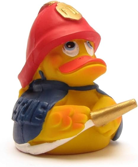 firefighter rubber duck