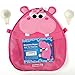 CHERABOO Bath Toy Storage, Hurley Hippo Bath Toy Holder, Bath Toys for Toddlers 1-3, Bathroom Toy Storage, Bathtub Organizers and Storage, Bath Toy Basket, Bath Toy Organizer