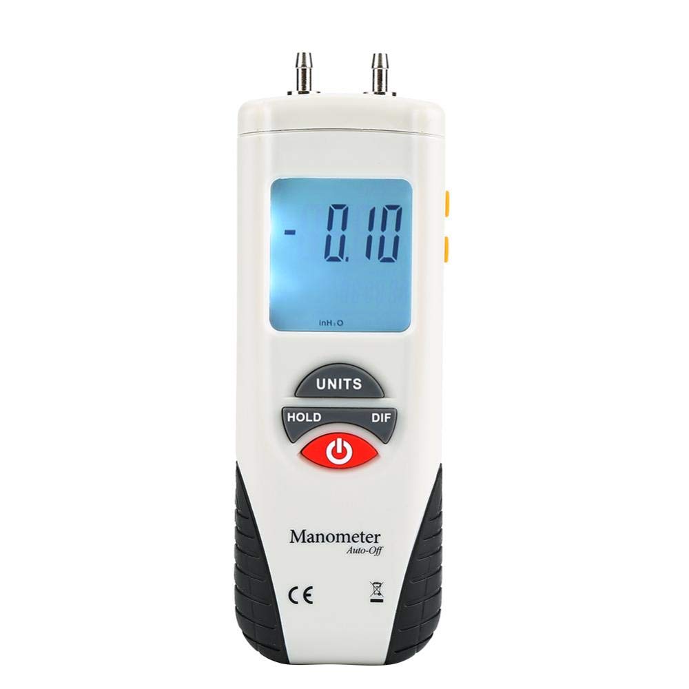 Akozon Digital Manometer, HT1890 Handheld Digital Manometer