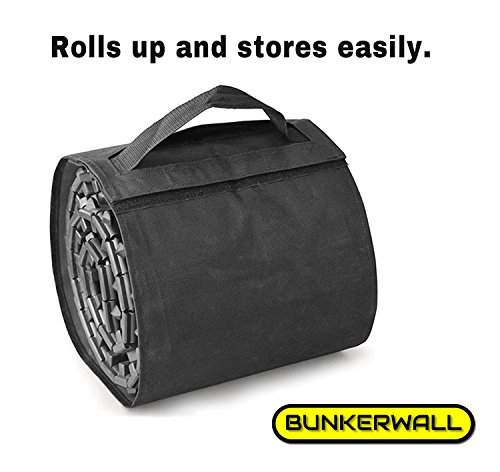 Recovery Track Mat for Ice Snow Mud or Sand Ladder Emergency Traction for Vehicle Tires w/ Carry Bag