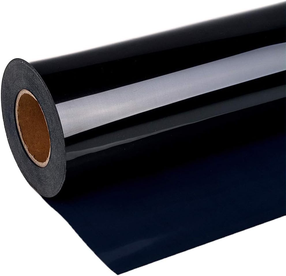 HTV Heat Transfer Vinyl 2 Roll 30 x 100 cm Permanent Iron On Vinyl. Compatible with Cricut, Silhouette or ANY Cutter(Black and White) - Image 5