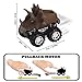 LTCtoy Dinosaur Toys for Boys - Pull Back Dinosaur Cars (6 Pack),Animals Dino Toys,Dinosaur Cars with Big Tire Wheel for 3-15 Year Old Boys Girls Racing Gifts for Kids,Including T-rex, Triceratops