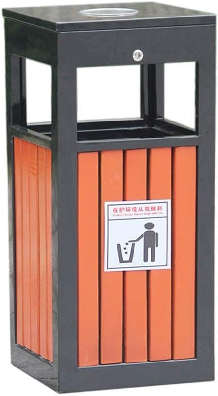 AXAA Bote de Basura Ambiental Bote de Basura de Calle de jardín Pesado