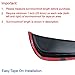 Universal 1062 mm / 42 in Sun/Moon Roof Sunroof Moonroof Shade Guard Dark Smoke Tint Rain Vent Wind Deflector Auto Visor