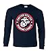 United States Marine Corps Red & White Circle Emblem Marines Long Sleeve T-Shirt