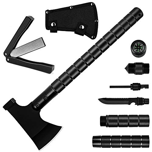 Yeacool Camping Axe MultiTool Kit Survival Emergency Gear Portable