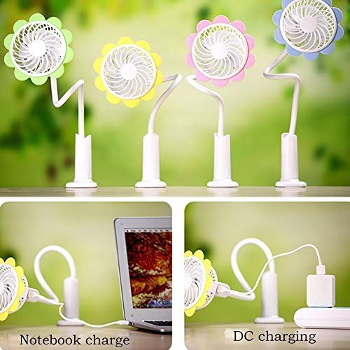 Portable Mini Fan Usb/rechargeable Stroller Cots Desk Can Be Use On Strollers, Cribs, In The Car, Etc.portable And Easy To Use.