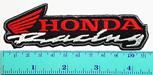 Honda racing Motorcycles Car Racing Biker Jacket Shirt T-Shirt Patch DIY Iron on Sew on Patch Embroidered Racing Logo Patch Sew Iron on Jacket Cap Vest Badge Sign